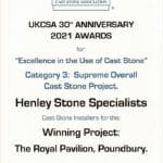 Cast Stone Association Award Cast Stone Association Award